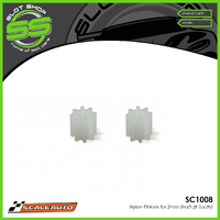 Scaleauto SC1008 Nylon Pinions for 2mm Shaft (8 Tooth)