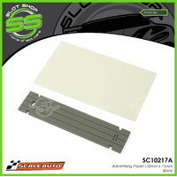 Scaleauto SC10217A Advertising Panel 130mm x 75mm - Blank
