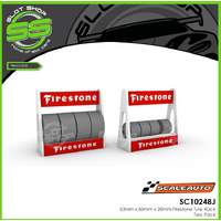Scaleauto SC10248J Tyre Rack - Firestone