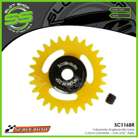 Scaleauto SC1168R 28-Tooth Polyamide Anglewinder Gear - 15.8mm Diameter - Suits 3/32" Axles