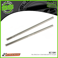 Scaleauto SC1241 Rectified 3mm Steel Axles (65mm Length)