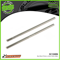 Scaleauto SC1242 Rectified 70mm x 3mm Steel Axles