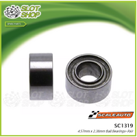 Scaleauto SC1319 4.57mm x 2.38mm Ball Bearings - Pair