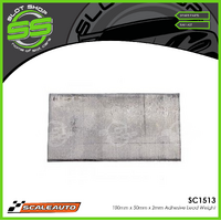 Scaleauto SC1513 100mm x 50mm x 2mm Adhesive Lead Weight