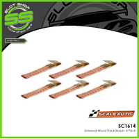 Scaleauto SC1614 Universal Wood Track Braids - 6 Pack