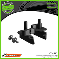 Scaleauto SC1654C 3D-Printed Race Guide With Screws - Designed For Wood Tracks