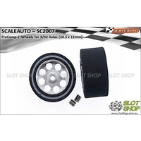 Scaleauto SC2007 ProComp Wheels for 3/32 Axles (20.5 x 11mm)