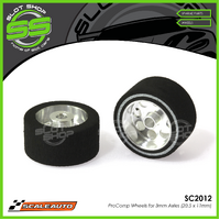 Scaleauto SC2012 ProComp Wheels for 3mm Axles (20.5 x 11mm)