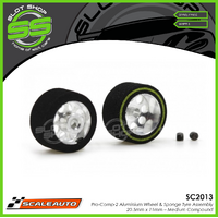 Scaleauto SC2013 ProComp Wheels for 3mm Axles (20.5 x 11mm)