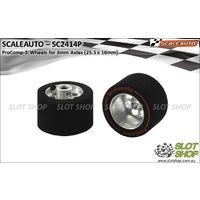 Scaleauto SC2414P ProComp-3 Wheels for 3mm Axles (25.5 x 16mm)