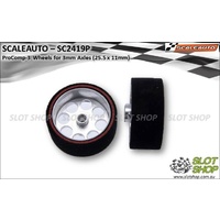 Scaleauto SC2419P ProComp-3 Wheels for 3mm Axles (25.5 x 11mm)