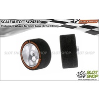 Scaleauto SC2421P ProComp-3 Wheels for 3mm Axles (27.5 x 13mm)