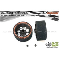 Scaleauto SC2421PBB ProComp-3 Wheels for 3mm Axles (27.5 x 13mm)