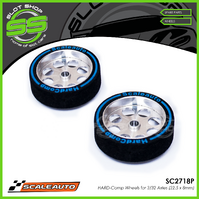 Scaleauto SC2718P HardComp Wheels for 3mm Axles (22.5 x 8mm)