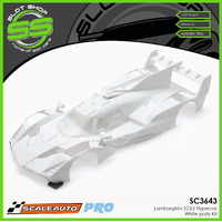 Scaleauto SC3643 Lamborghini SC63 Hypercar - White Body Kit