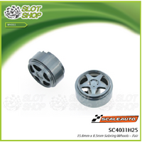 Scaleauto SC4031H25 15.8mm x 8.5mm Sebring Wheels - Pair