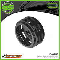 Scaleauto sc4031Z2 Pro-Comp-3 21 x 8mm Aluminium Wheel & Sponge Tyre Assembly - 3mm Axles