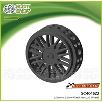Scaleauto SC4046Z2 15.8mm x 8.5mm Plastic Monza 2 Wheels - Pair