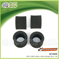 Scaleauto SC4830 PRO-COMP 3 30mm x 20mm Sponge Tyres