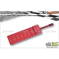 Scaleauto SC5043 Tool for Chassis Height Measurement