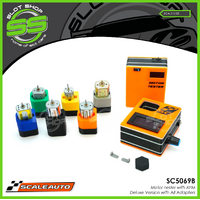 Scaleauto SC5069B Motor Tester with RPM - Deluxe Version with All Adapters