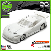 Scaleauto SC6134R Dodge Viper SRT GTS-R - White Kit