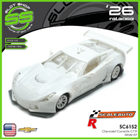 Scaleauto SC6152R Chevrolet Corvette C7.R - White Kit