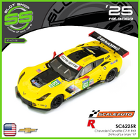 Scaleauto SC6225R Chevrolet Corvette C7.R #63 - 24hrs Of Le Mans '17