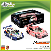 Scaleauto SC6253PK Porsche 911 RSR #91 & #92 Twin Pack