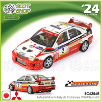 Scaleauto SC6286R Mitsubishi Evo V Rally de Catalunya 1998 R.Burn #2