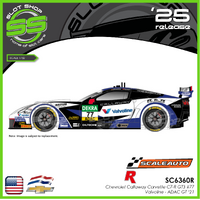 Scaleauto SC6360R Chevrolet Callaway Corvette C7.R GT3 #77 - Valvoline - ADAC GT '21