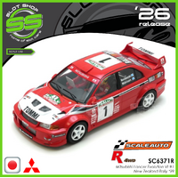 Scaleauto SC6371R Mitsubishi Lancer Evolution VI #1 - New Zealand Rally '99