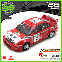 Scaleauto SC6372R Mitsubishi Lancer Evolution VI #2 - New Zealand Rally '99