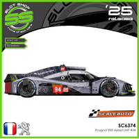 Scaleauto SC6374 Peugeot 9x8 Hybrid LMP Hypercar - PRO SERIES