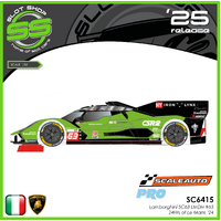 Scaleauto SC6415 Lamborghini SC63 LMDH #63 - 24Hrs of Le Mans '24