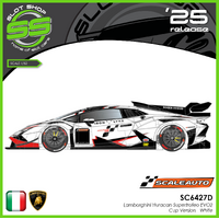 Scaleauto SC6427D Lamborghini Huracan Supertrofeo EVO2 - Cup Version - White