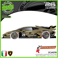 Scaleauto SC6428R Lamborghini Supertropheo EVO-2 #28 - BDR Competition - Spa, Europa '24