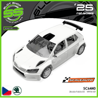Scaleauto SC6440 Skoda Fabia R5 - White Kit
