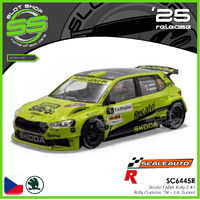 Scaleauto SC6445 Skoda Fabia Rally-2 #1 - Rally Ourense '24 - J.A. Suarez