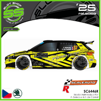 Scaleauto SC6446R Skoda Fabia Rally-2 #37 - F. Delecour & S. De Castelli