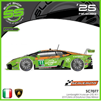 Scaleauto SC7077 Lamborghini Huracan GTD #11 - 2019 24Hrs of Daytona Class Winner