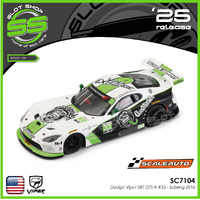 Scaleauto SC7104 Dodge Viper SRT GTS-R #33 - Sebring 12Hr 2016