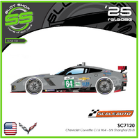 Scaleauto SC7120 Chevrolet Corvette C7.R #64 - Shanghai 6Hr 2018