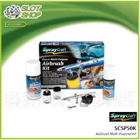 SprayCraft SCSP50K Airbrush Multi-Purpose Kit