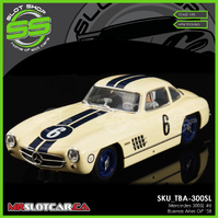 MR Slotcar Mercedes 300SL #6 - Buenos Aires GP '58