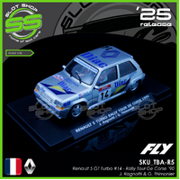 Fly SKU_TBA-R5 Renault 5 GT Turbo #14 - Rally Tour De Corse ’90 - J. Ragnotti & G. Thimonier
