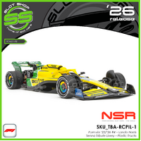 NSR Formula ‘22/’26 #4 - Senna Tribute Livery – Lando Norris - Reparto Corse – Plastic Tracks
