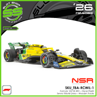 NSR Formula ‘22/’26 #81 - Senna Tribute Livery – Oscar Piastri - Reparto Corse – Wooden Tracks