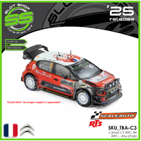 Scaleauto SKU_TBA_C3 Citroen C3 WRC #8 - Abu Dhabi