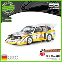 Scaleauto SKU_TBA_S1E2 Audi Quattro S1 E2 #2 - Group B '85